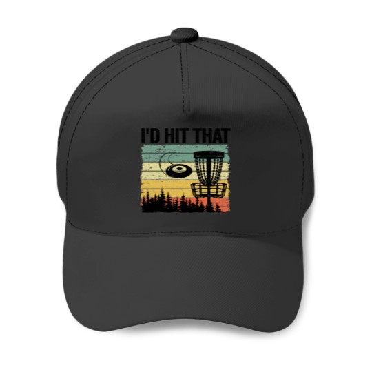 Discover ID Hit That Disc Golf Basket Player Disc Golf 1 Baseball Caps