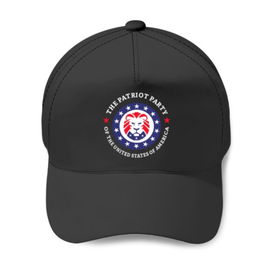 Discover patriot party of united states lion logo Baseball Caps