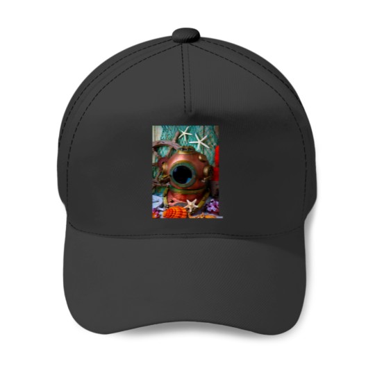 Discover Old Vintagess Divingss Helmet Baseball Caps