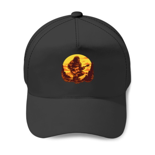 Discover Sasquatch Big Footss Rock Music Lover Baseball Caps
