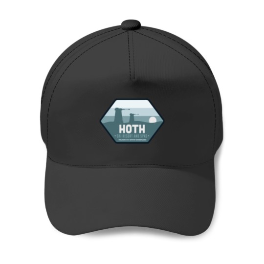 Discover Hoth SkiN Resort - Walkers In A Winter Wonderland Baseball Caps