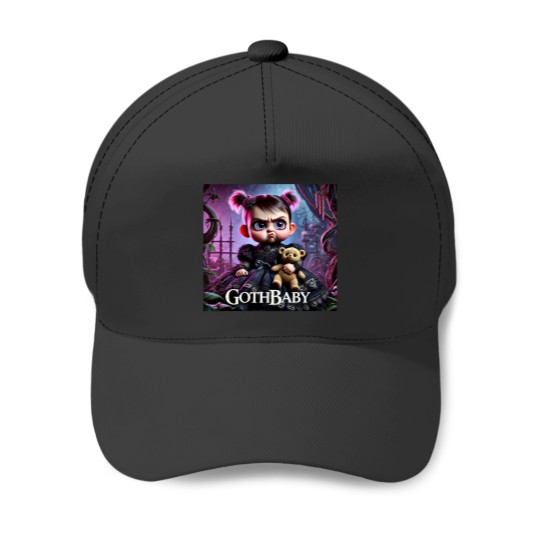 Discover GothBaby Angry Alex The Fierce Guardian Baseball Caps