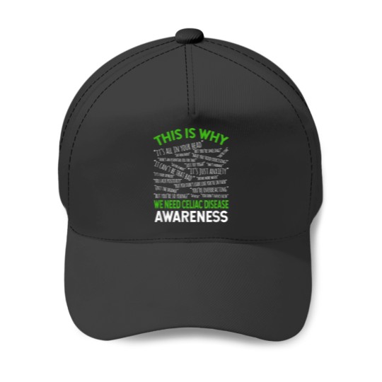 Discover This Is Why We Need Celiac Disease Awareness Baseball Caps