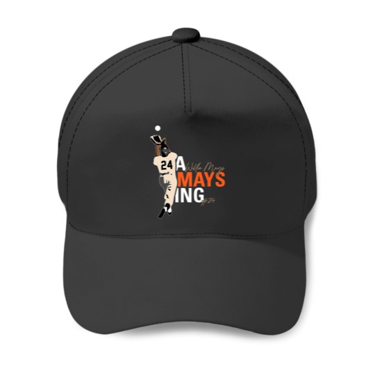 Discover Willie Mays 24 The Catch Baseball Cap