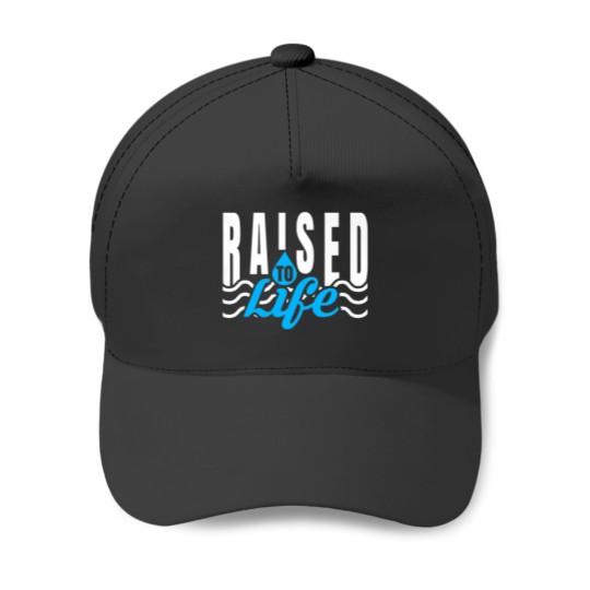 Discover Raised To Life TShirt Gift Tee for Christian Wat Baseball Caps