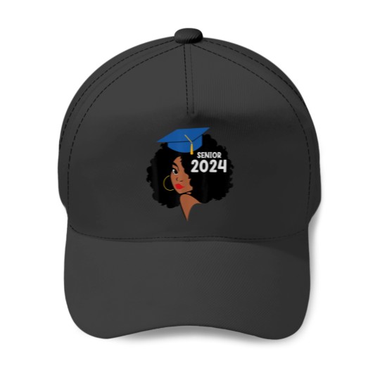 Discover Seniors 24 Class of 2024 Graduation 24 Black Wom Baseball Caps