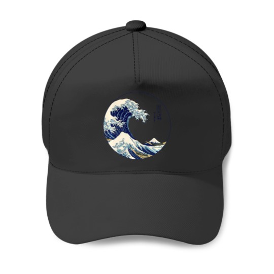 Discover The Great Wave Off Kanagawa By Hokusai Baseball Caps