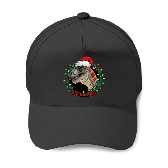 Discover Rexmas Christmas Baseball Caps
