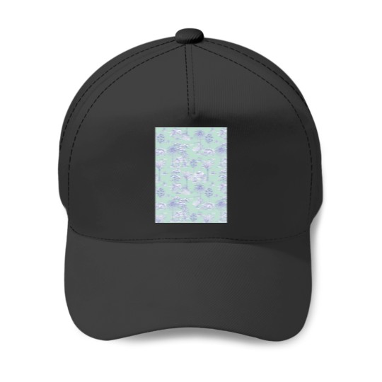 Discover safari toile de jouy Graphic Baseball Caps