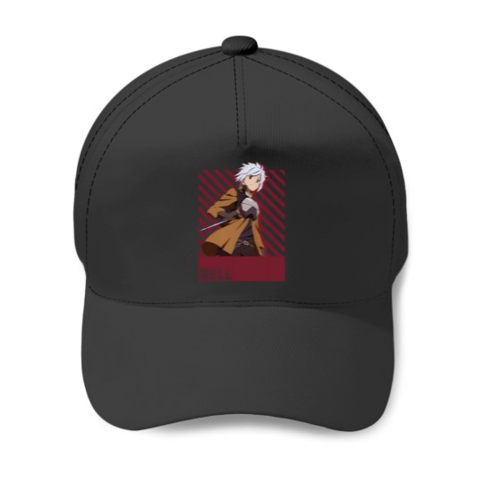 Discover Bell Cranel   Danmachi   Typography 5 Baseball Caps