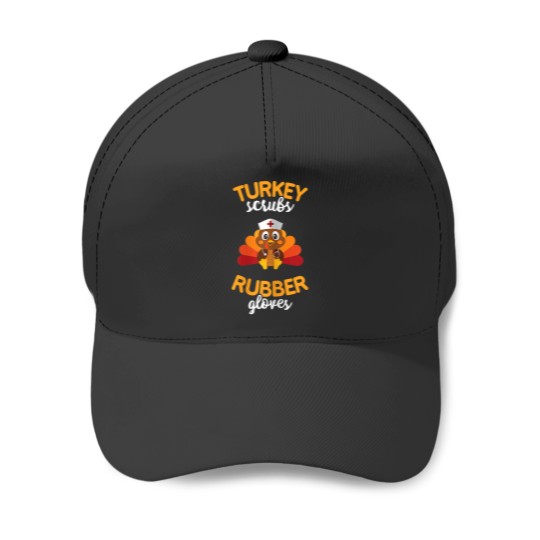 Discover Turkey Scrubs Rubber Gloves T Shirt Nursing Bles Baseball Caps