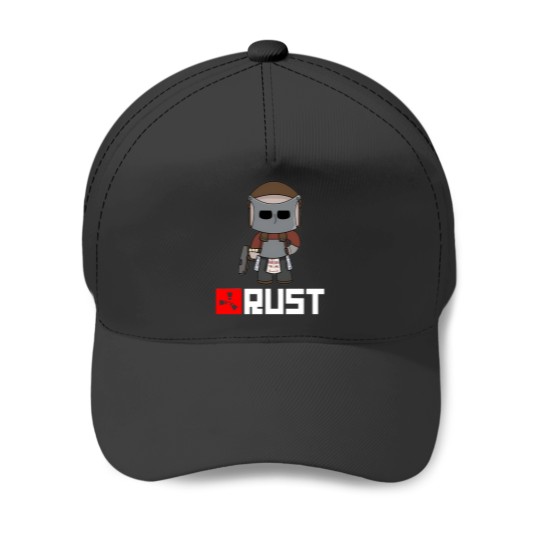 Discover Rust Game Merch Essential Baseball Caps