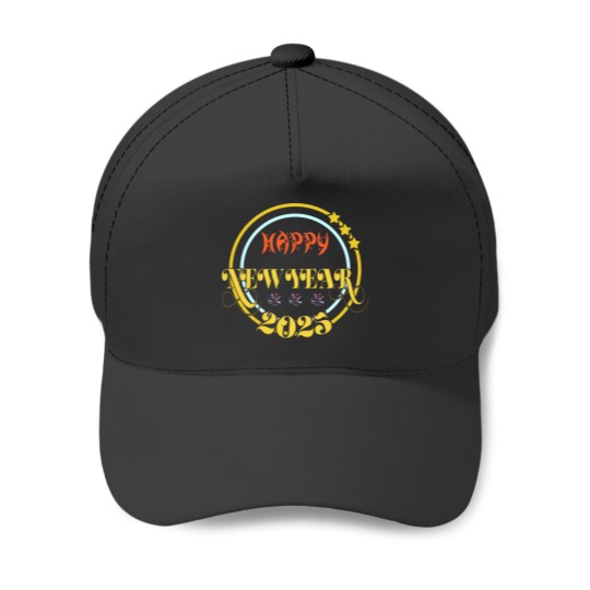 Discover Happy New Year Baseball Caps