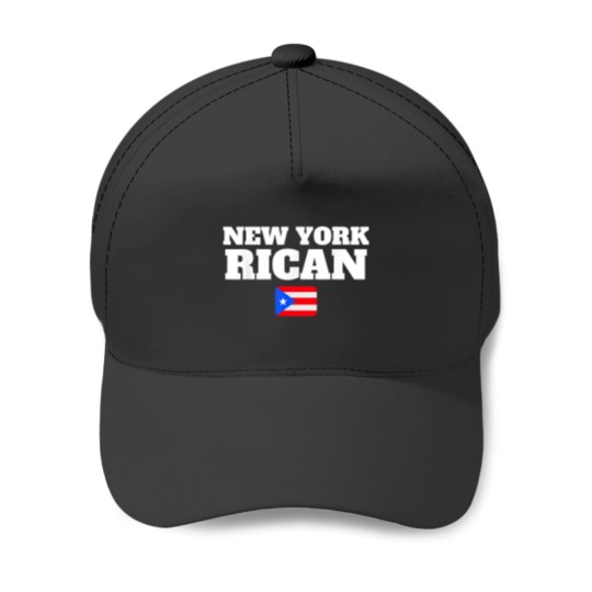 Discover New York Rican Heritage Puerto Rico Flag Baseball Caps
