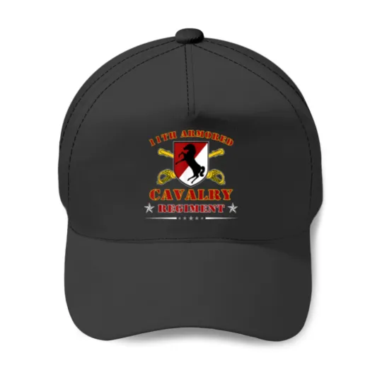 Discover 11th Armored Cavalry Regiment Blackhorse Veteran Baseball Caps