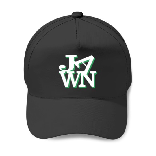 Discover Jawn - Kelly Green & White (1) Baseball Caps