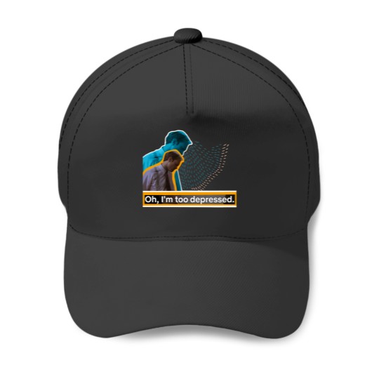 Discover Depressed Niles Baseball Caps