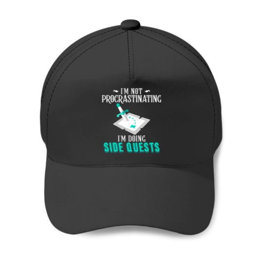 Discover IM Not Procrastinating IM Doing Side Quests Rpg Gamer Baseball Caps