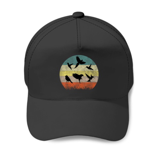 Discover Vintage Birding Bird Watching Funny Bird Watcher Baseball Caps