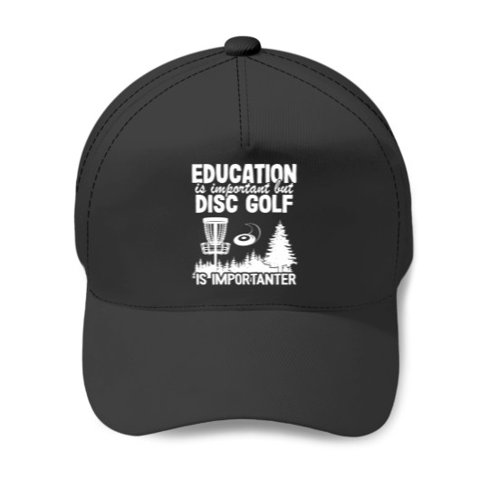 Discover Disc Golf Player Quotes Funny Disc Golfer Gift Baseball Caps