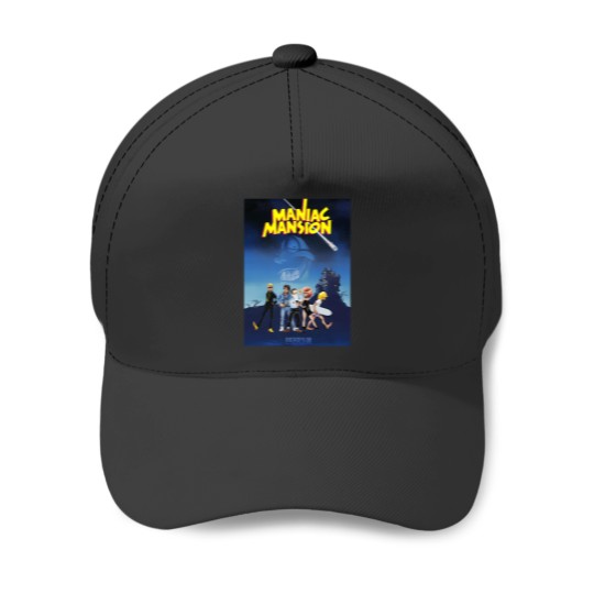 Discover Maniac Mansion Baseball Caps