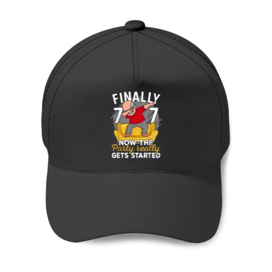 Discover 77th Birthday For Him 77 Years Old Man Finally 7 Baseball Caps