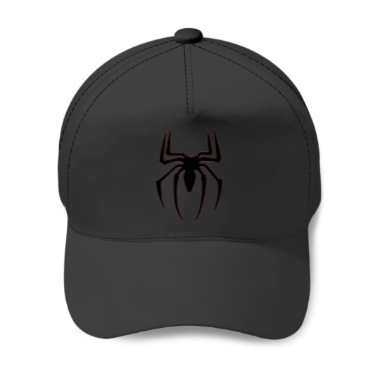 Discover Spider Logo black Baseball Caps