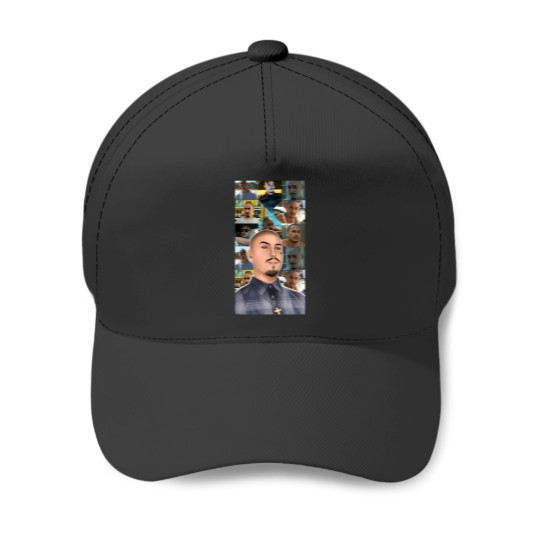 Discover Spooky Diaz Collage Of On My Block Baseball Caps