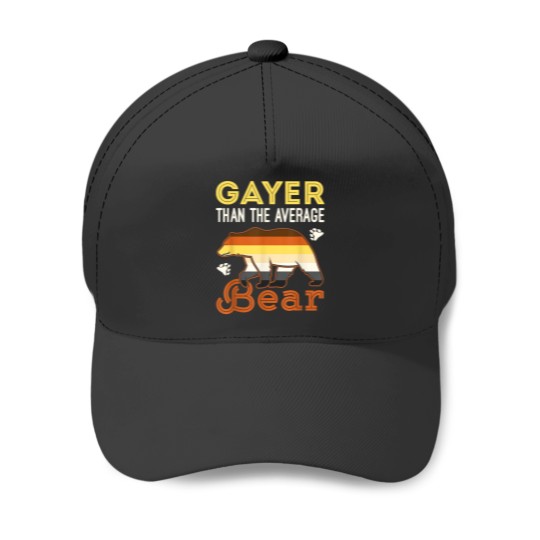 Discover Gay Bear Pride Flag Subculture Men Male LGBTQ Baseball Caps