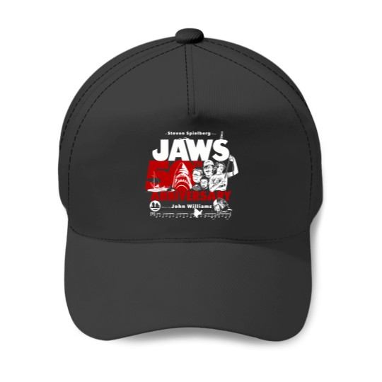 Discover happy jaws 50th anniversary to that great white shark movie Baseball Caps