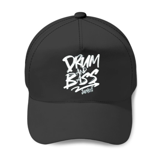 Discover DRUM AND BASS  - Junglist Signature (White) Baseball Caps