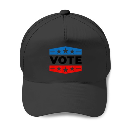 Discover Vote Shirt Women Men Red White Blue 2024 Registe Baseball Caps