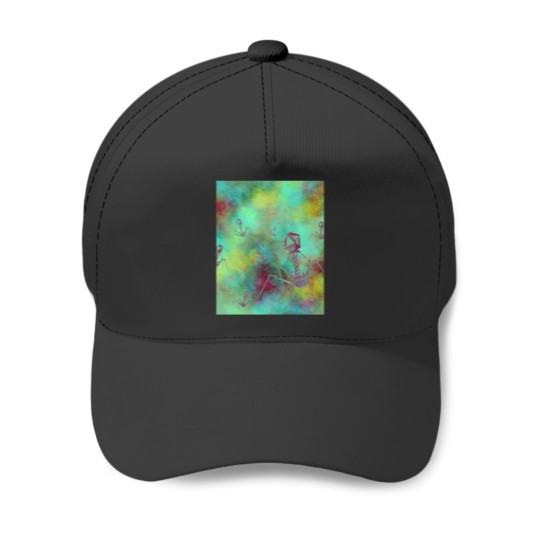Discover Bacteriophage Invasion Baseball Caps