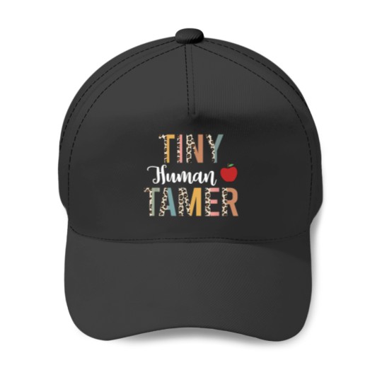 Discover Tiny Human Tamer Daycare Teacher Babysitter Nann Baseball Caps