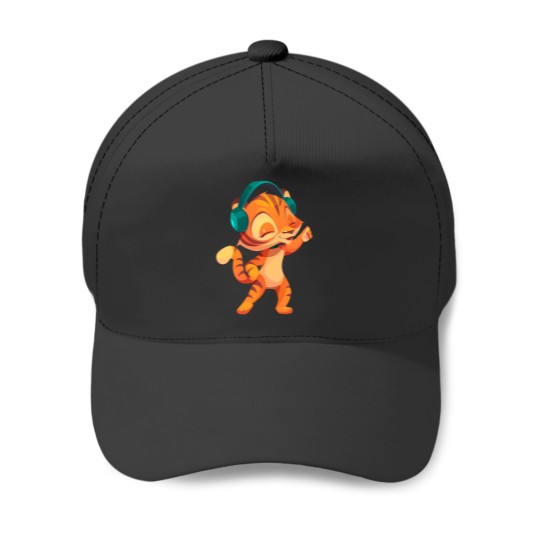 Discover Musical Tiger Baseball Caps
