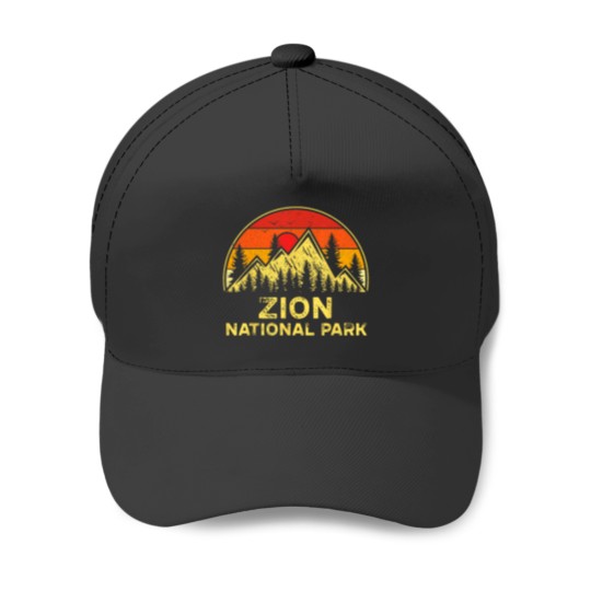 Discover Zion National Park Utah UT Mountains Hiking Sou Baseball Caps