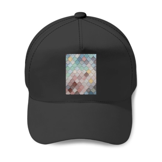Discover SEA OF PAINTED TILES Graphic Baseball Caps