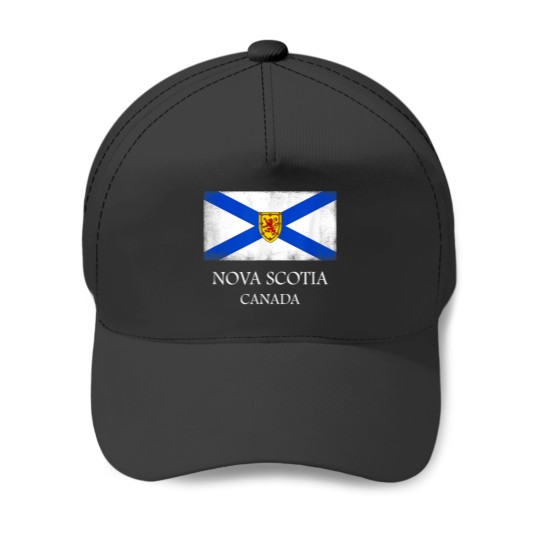 Discover Nova Scotia T Shirt Canada Province Flag Tee Baseball Caps