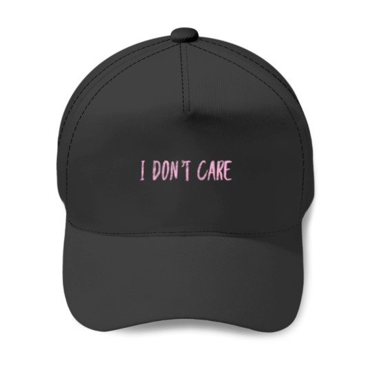 Discover Womens Funny I Dont Care Shirt Short Sleeve Sarc Baseball Caps