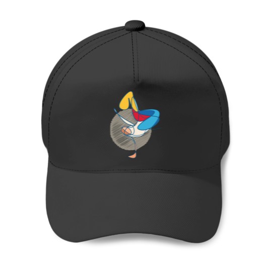Discover Abstract Hip Hop Dancer Baseball Caps