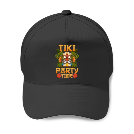 Discover Adorable &amp_ Cute Tiki Party Time Island Luau Baseball Caps