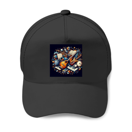Discover Visual Symphony Baseball Caps