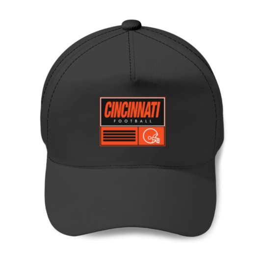 Discover Cincinnati Football (6) Baseball Caps