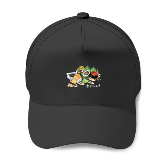 Discover Oishii  Yum Baseball Caps