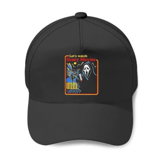 Discover Lets Watch Scary Movies Scream Horror Baseball Caps