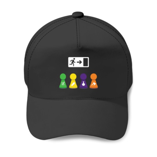 Discover Shopping Center Exit Baseball Caps