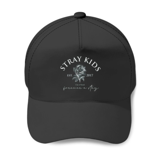 Discover STRAY KIDS Forever A Stay Cute KPOP Quote Active T-Shirt Baseball Caps