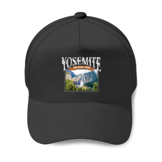 Discover Yosemite National Park Yosemite Falls California Baseball Caps