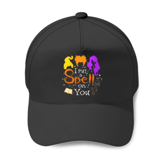 Discover Womens Halloween Scary Costume I Put a Spell On Baseball Caps