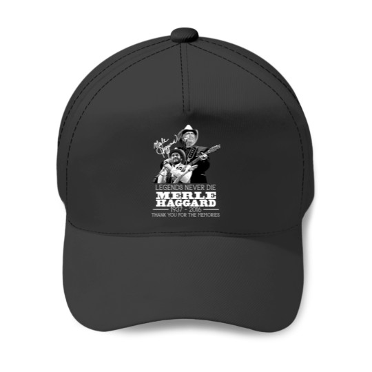 Discover Vintage Merle Haggard Memories Signed Men Baseball Caps